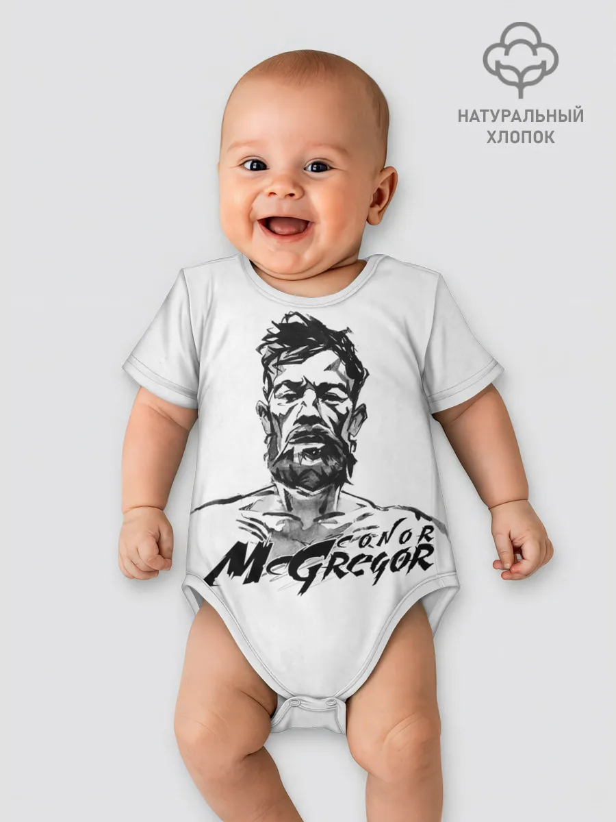 Детское боди / Портрет Конор МакГрегора