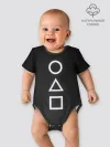 Детское боди / CIRCLE TRIANGLE SQUARE | SQUID GAME