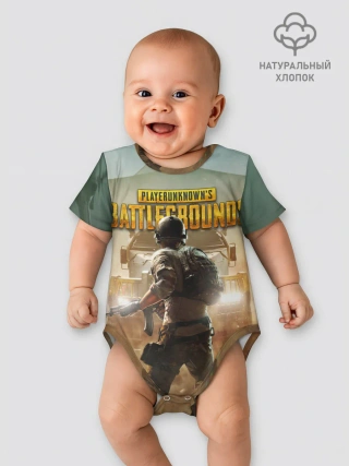 Детское боди / PUBG СОЛДАТ В ШЛЕМЕ | ПАБГ