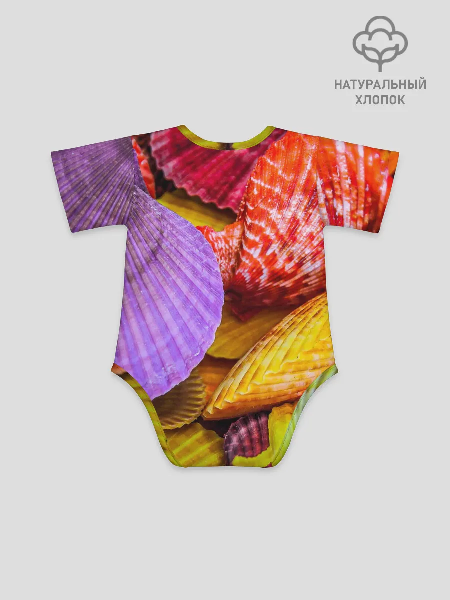 Детское боди / Разноцветные ракушки multicolored seashells