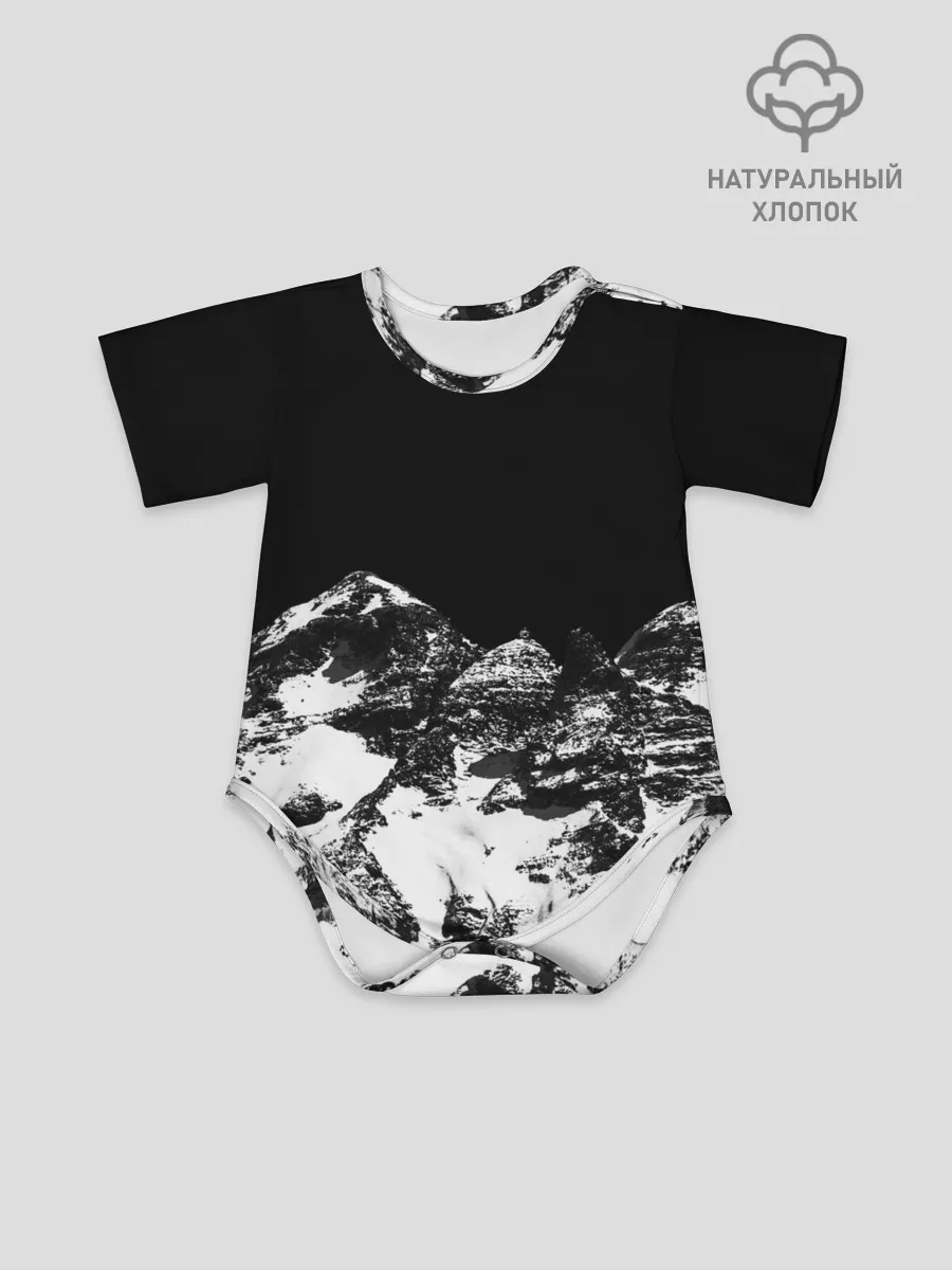 Детское боди / ГОРЫ Ч/Б