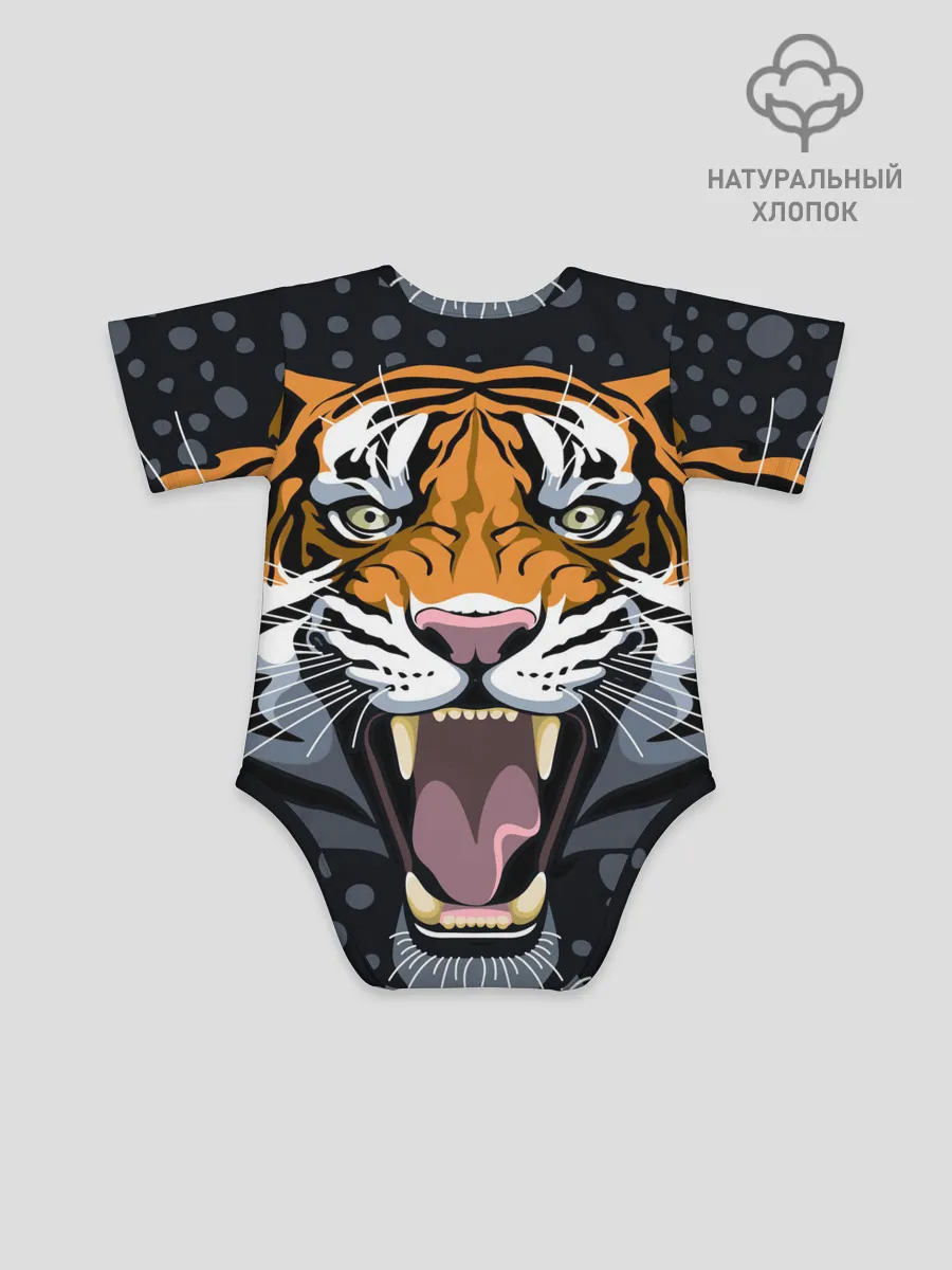 Детское боди / Амурский тигр в ночи