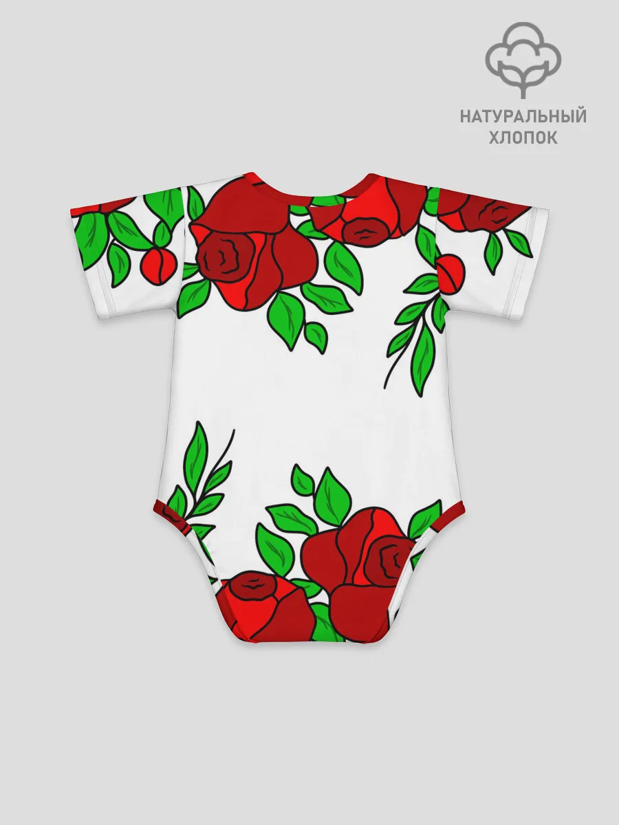 Детское боди / Светлана в розах