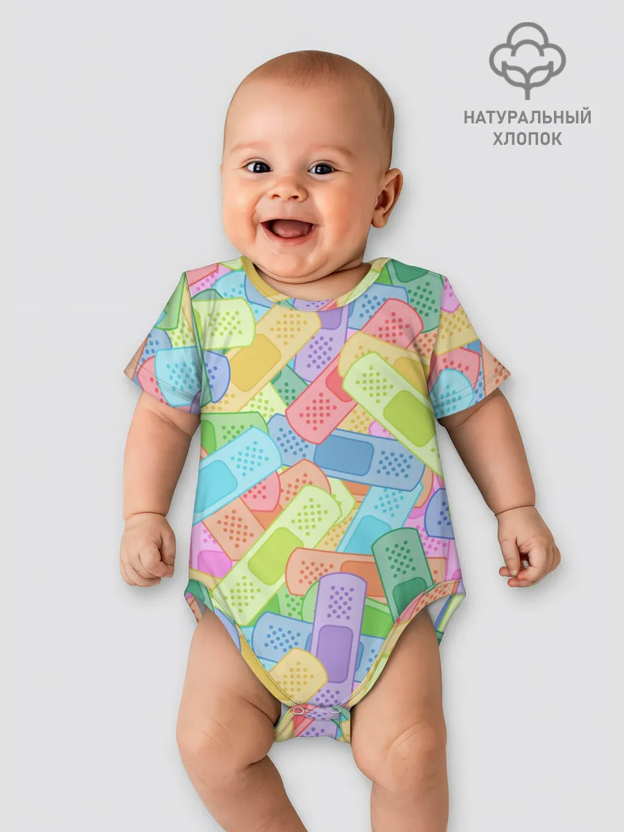 Детское боди / Цветные пластыри