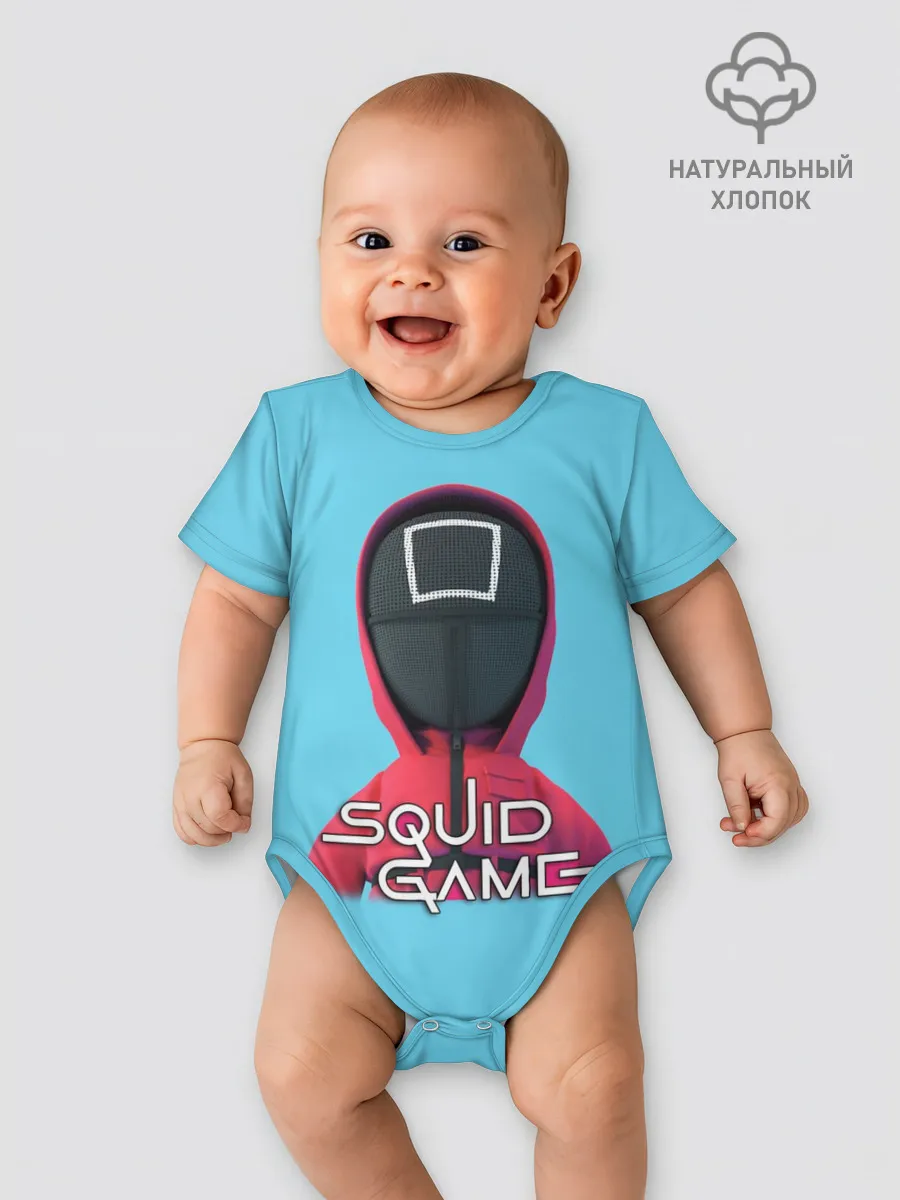 Детское боди / Squid game квадрат - Игра в кальмара