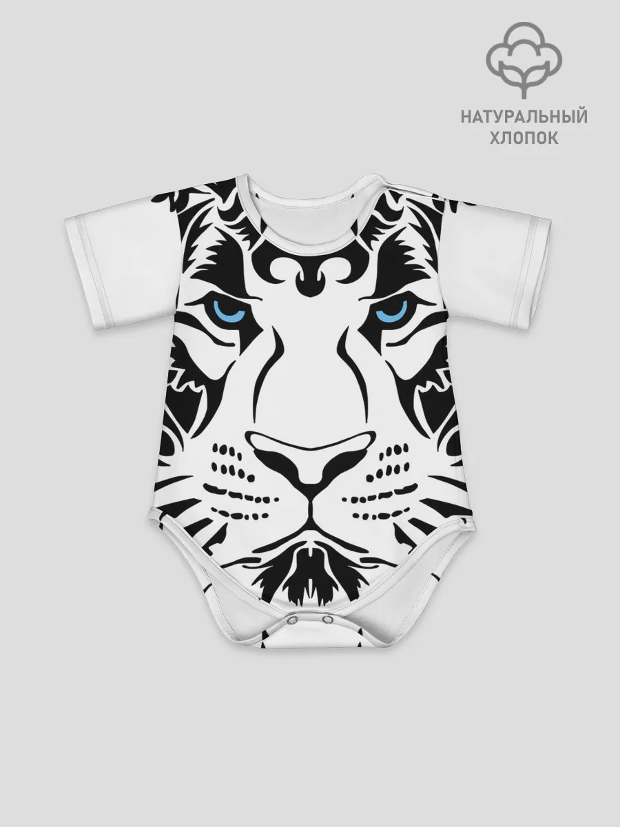 Детское боди / Водяной голубоглазый тигр