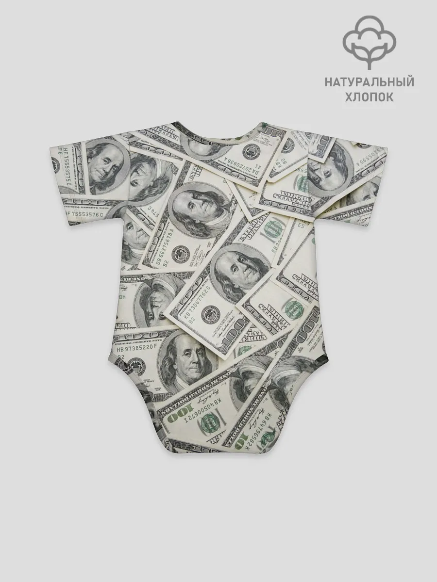 Детское боди / dollars money
