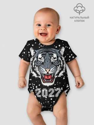 Детское боди / Черный водяной тигр 2022