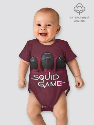 Детское боди / ИГРА В КАЛЬМАРА ТРИО | SQUID GAME TRIO