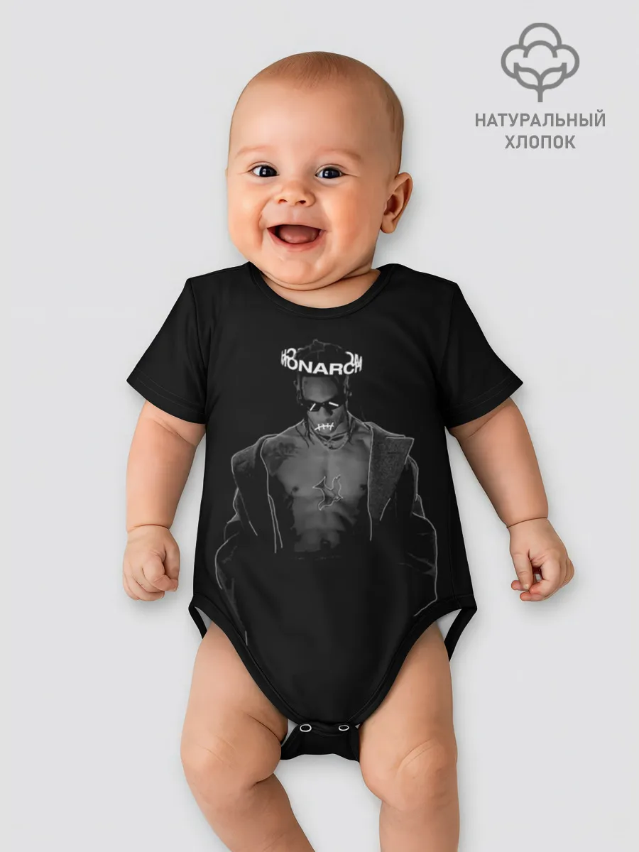 Детское боди / Travis in black