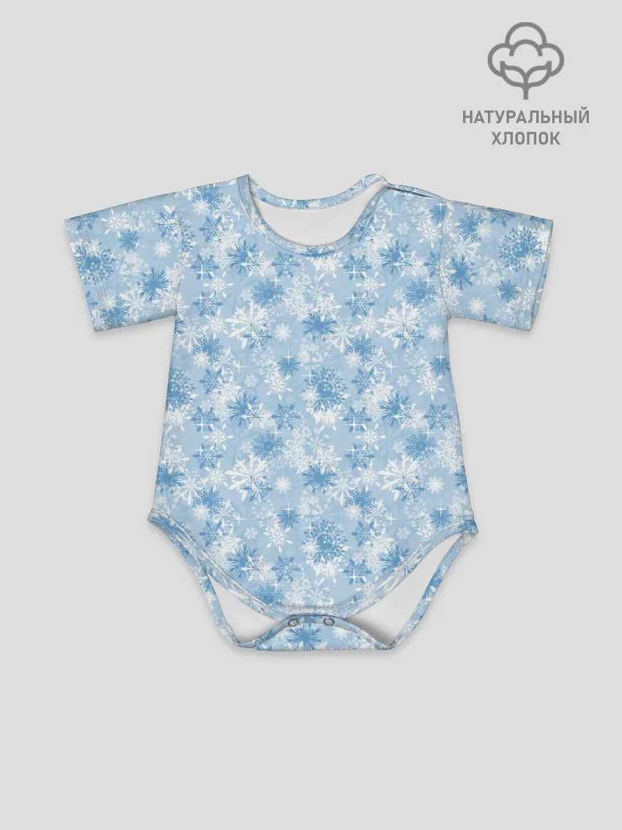 Детское боди / Морозное Снежное Утро