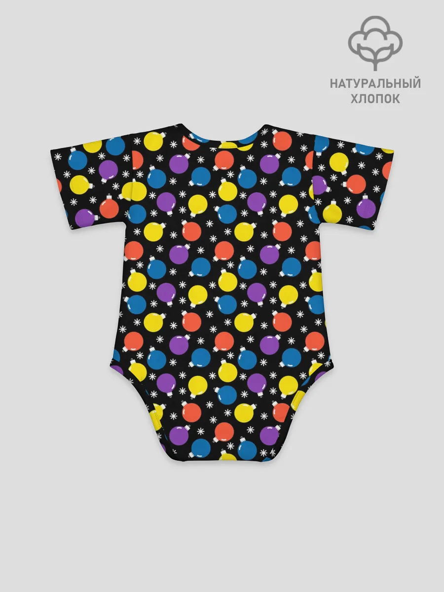 Детское боди / Новогодние Лампочки