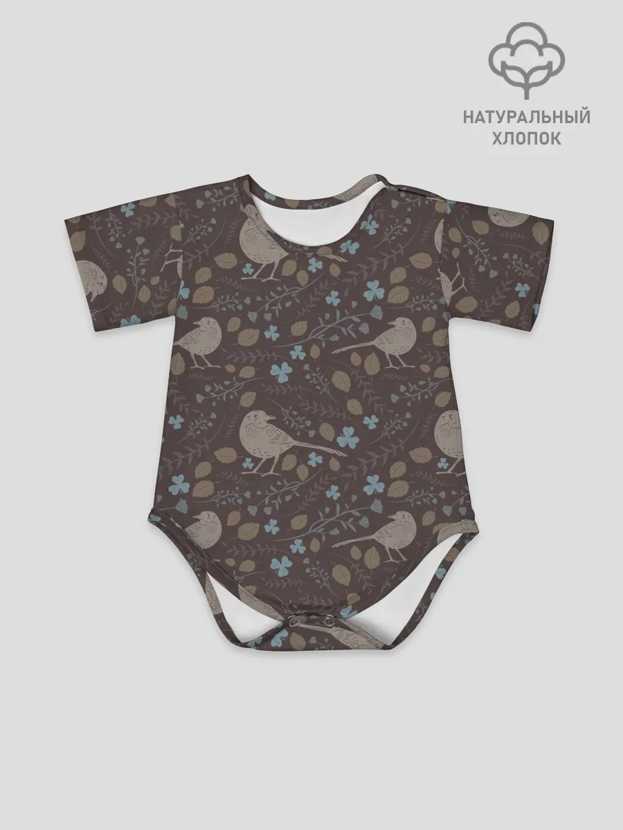 Детское боди / Осенняя абстракция