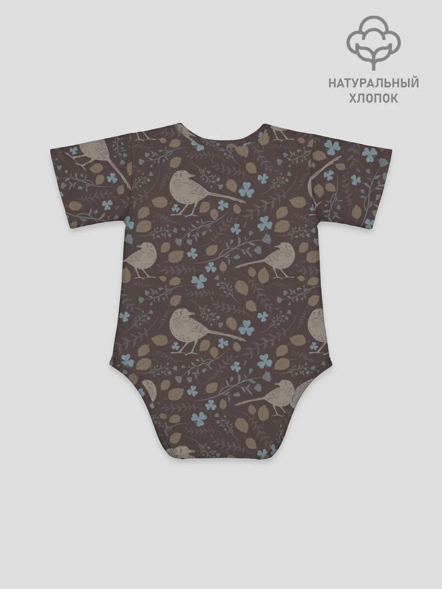 Детское боди / Осенняя абстракция