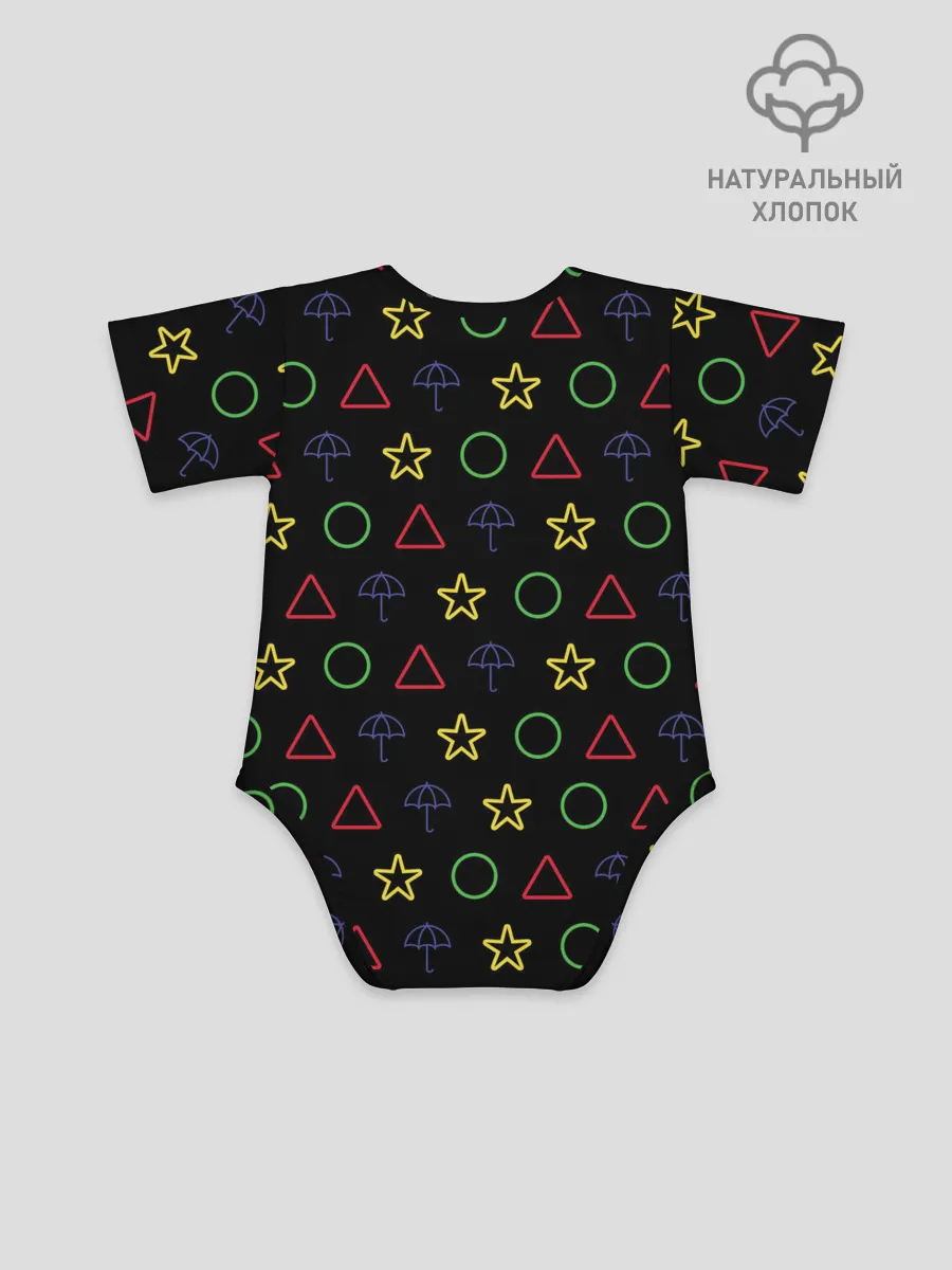 Детское боди / ИГРА В КАЛЬМАРА, ФИГУРКИ ИГРЫ, ПЕЧЕНЬЕ