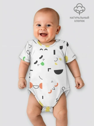 Детское боди / TOCA BOCA УЗОР ФОН