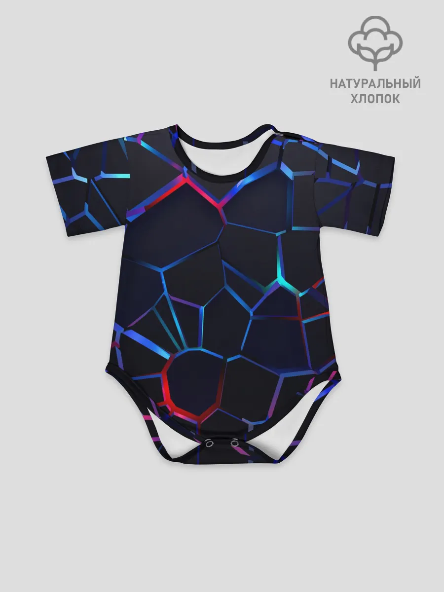 Детское боди / Неоновые 3D плиты | Неоновые плиты