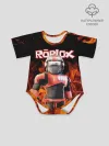 Детское боди / ROBLOX FIRE | РОБЛОКС ОГОНЬ | ПОЖАРНЫЙ