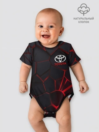Детское боди / Тойота 3D плиты с подсветкой