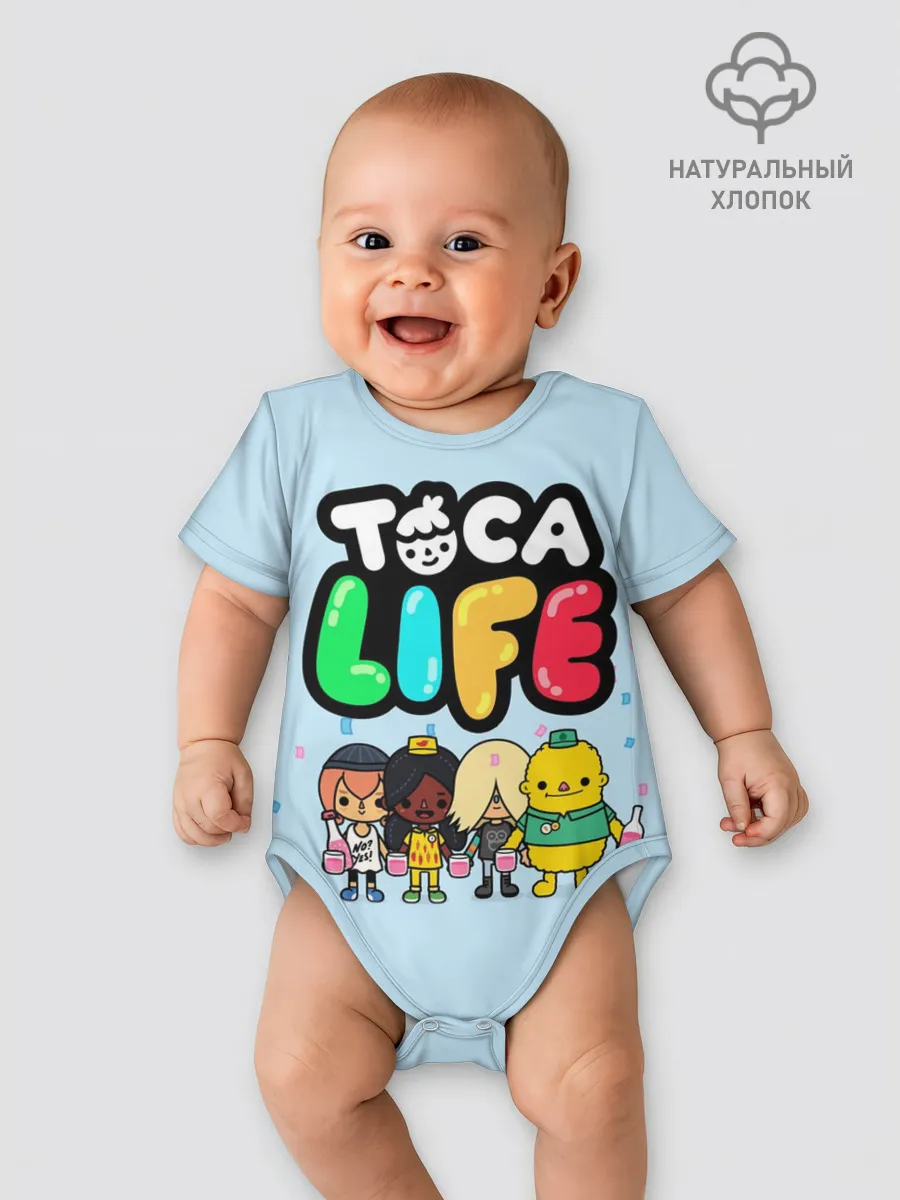 Детское боди / Toca Boca | Тока бока праздник