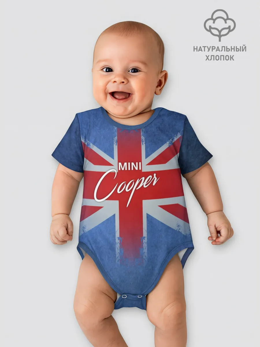 Детское боди / Mini cooper Великобритания