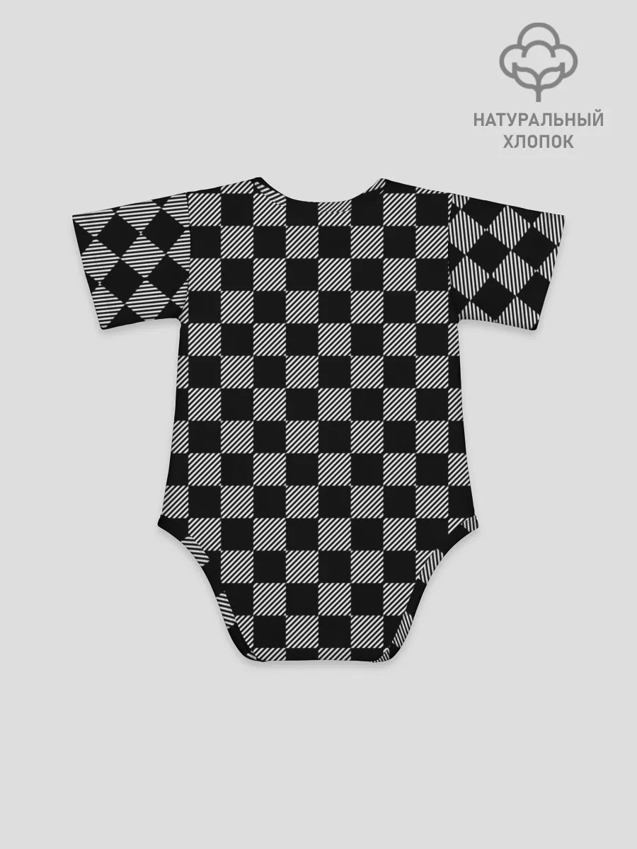 Детское боди / Шахматные Клетки