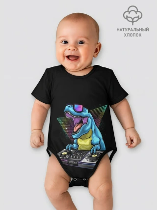 Детское боди / Динозавр ди-джей