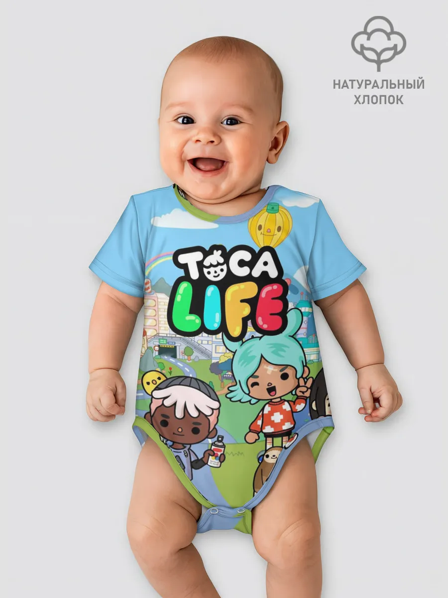 Детское боди / Toca Boca | Тока бока Рита, Зик, Нари, Леон