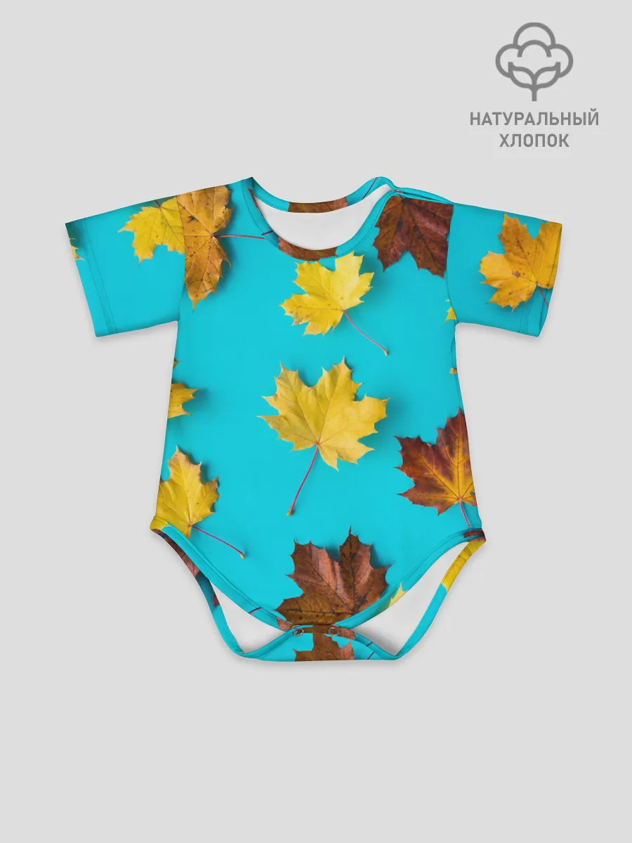 Детское боди / Кленовый листочек