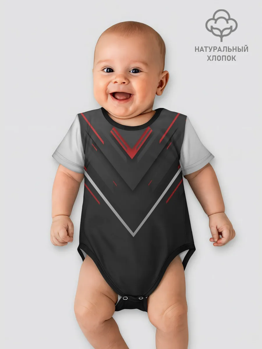 Детское боди / футуристический вектор