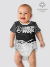 Детское боди / Линкин Парк Лого Рок ЧБ | Linkin Park Rock