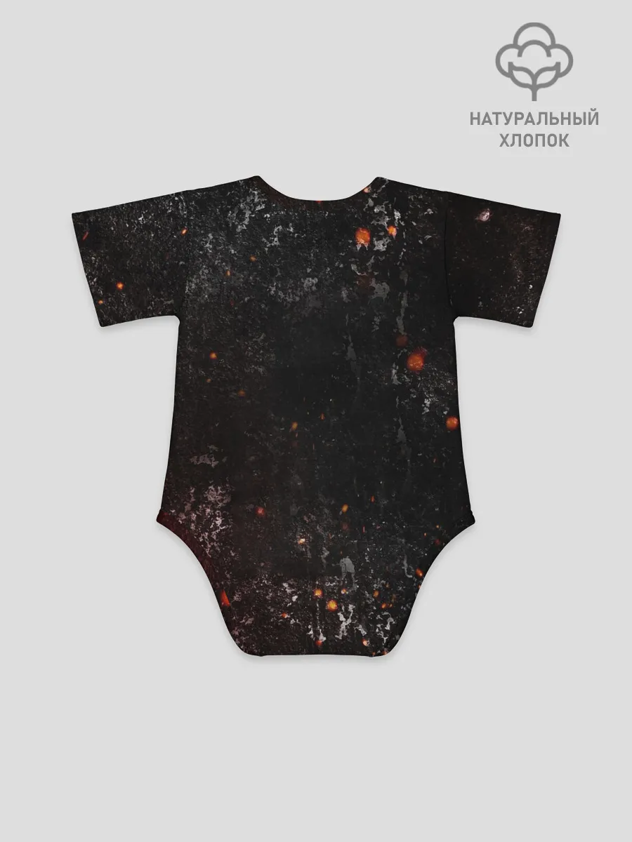 Детское боди / BERSERK LOGO GRUNGE RED