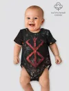 Детское боди / BERSERK LOGO GRUNGE RED