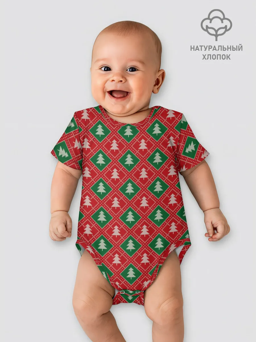 Детское боди / Ёлочки