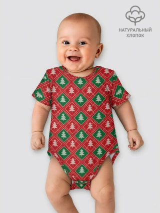 Детское боди / Ёлочки