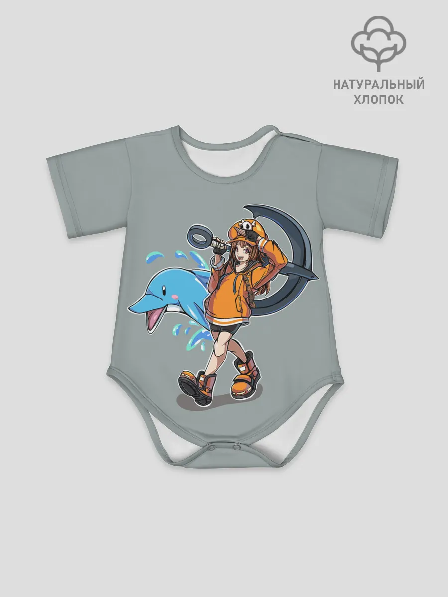 Детское боди / May whith dolphin
