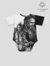 Детское боди / THE LAST OF US ЧЁРНО БЕЛЫЙ
