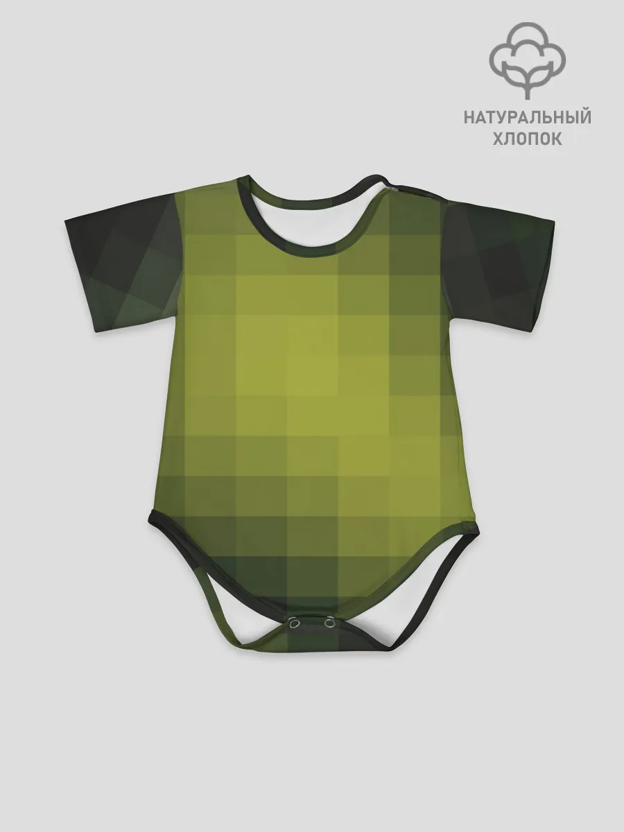 Детское боди / Милитари мозаика