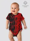 Детское боди / BERSERK BLACK RED | БЕРСЕРК ПАТТЕРН