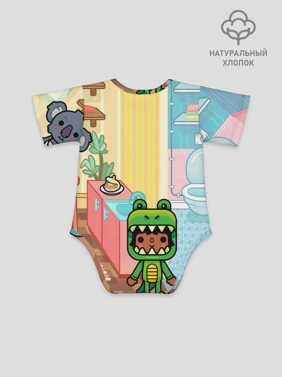 Детское боди / Toca Boca | Тока бока костюм крокодила