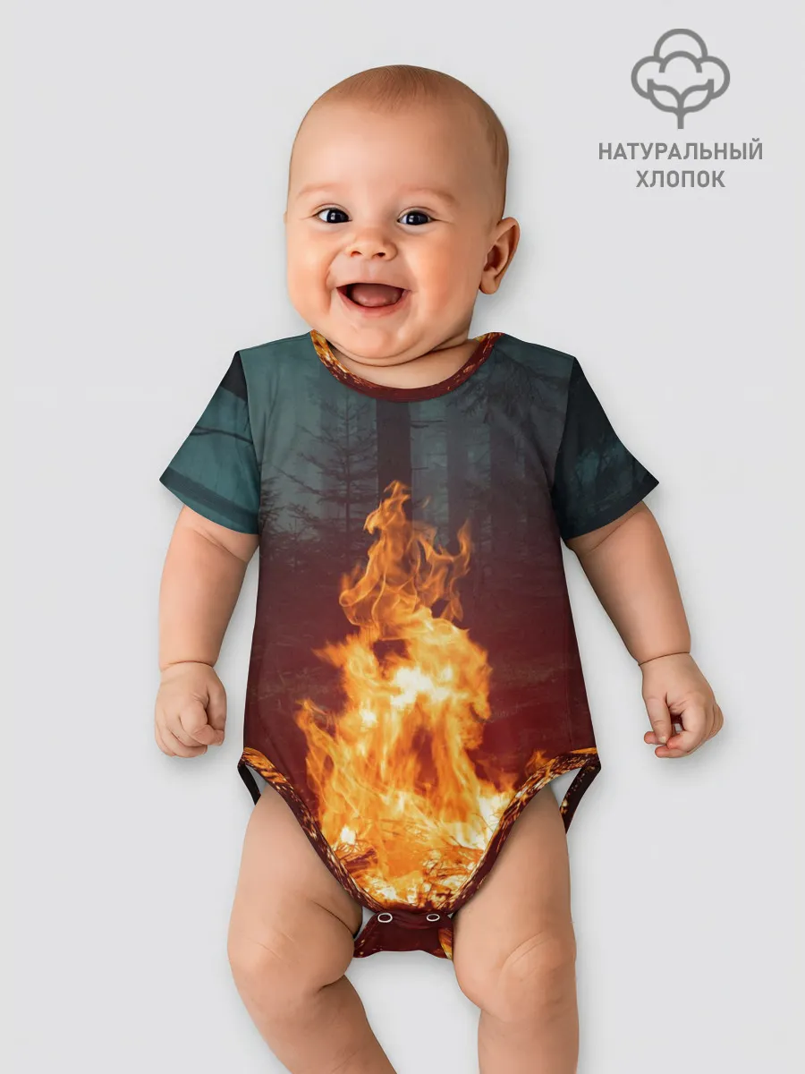 Детское боди / Пикник в лесу