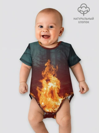 Детское боди / Пикник в лесу