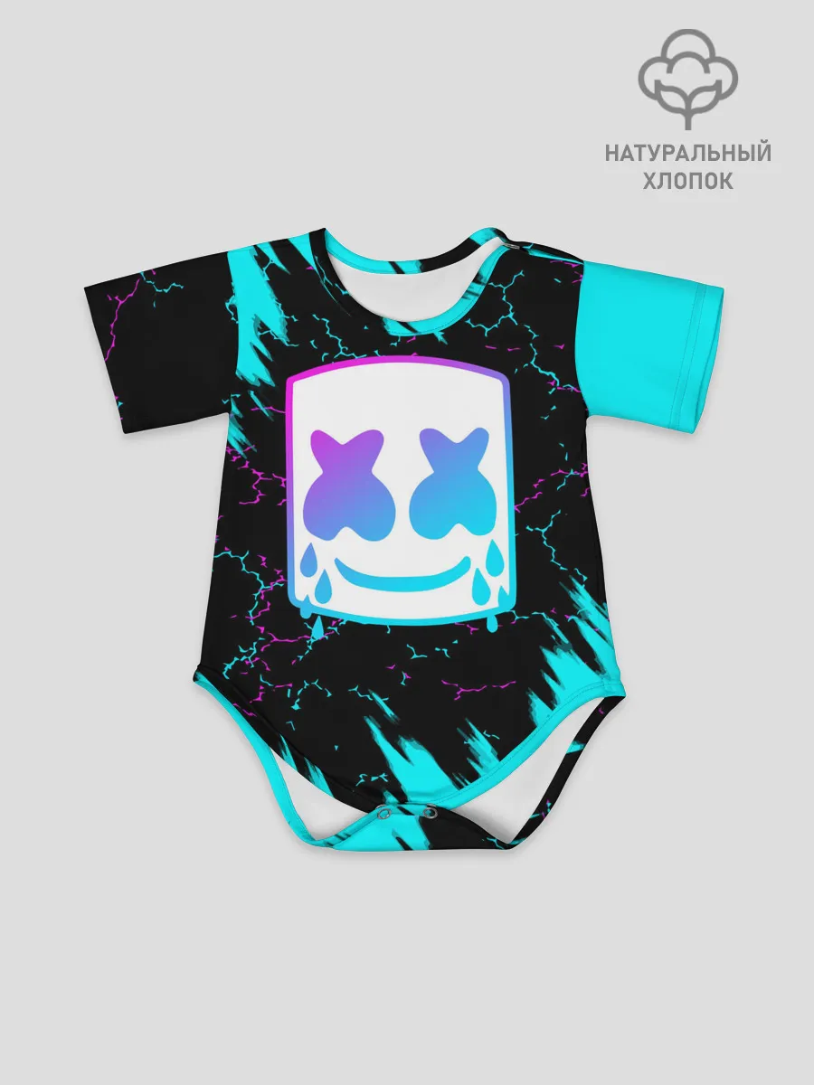 Детское боди / MARSHMELLO NEON: МАРШМЕЛЛО НЕОН.