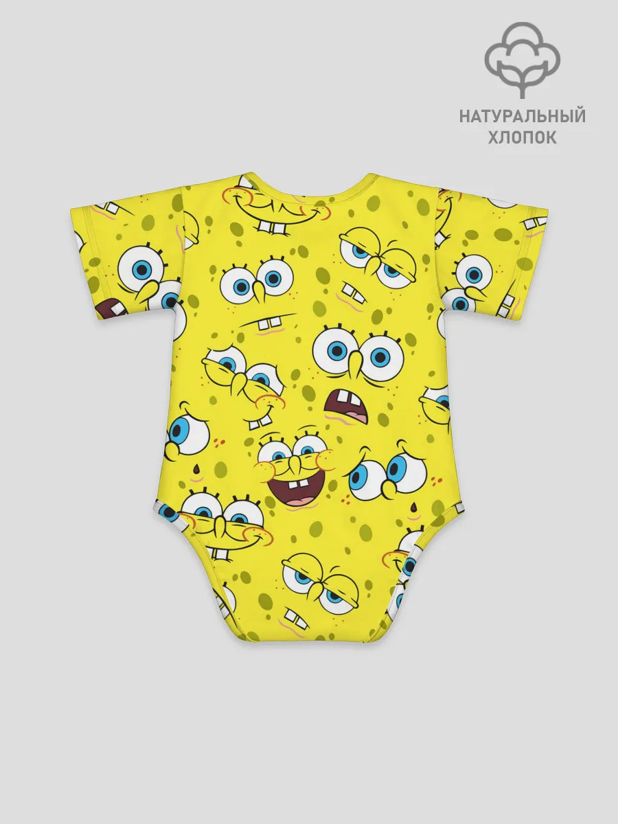 Детское боди / Губка Боб / SpongeBob pattern