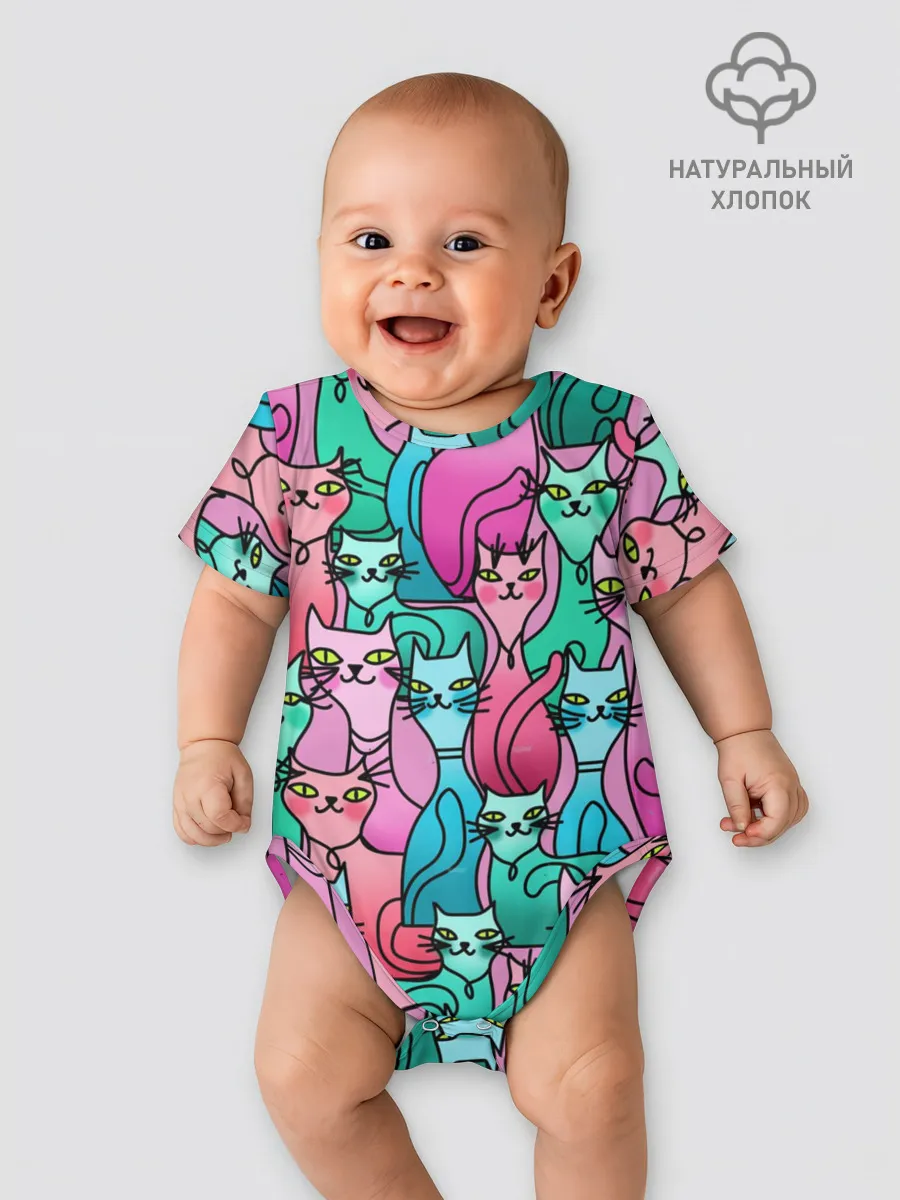 Детское боди / Выставка котов