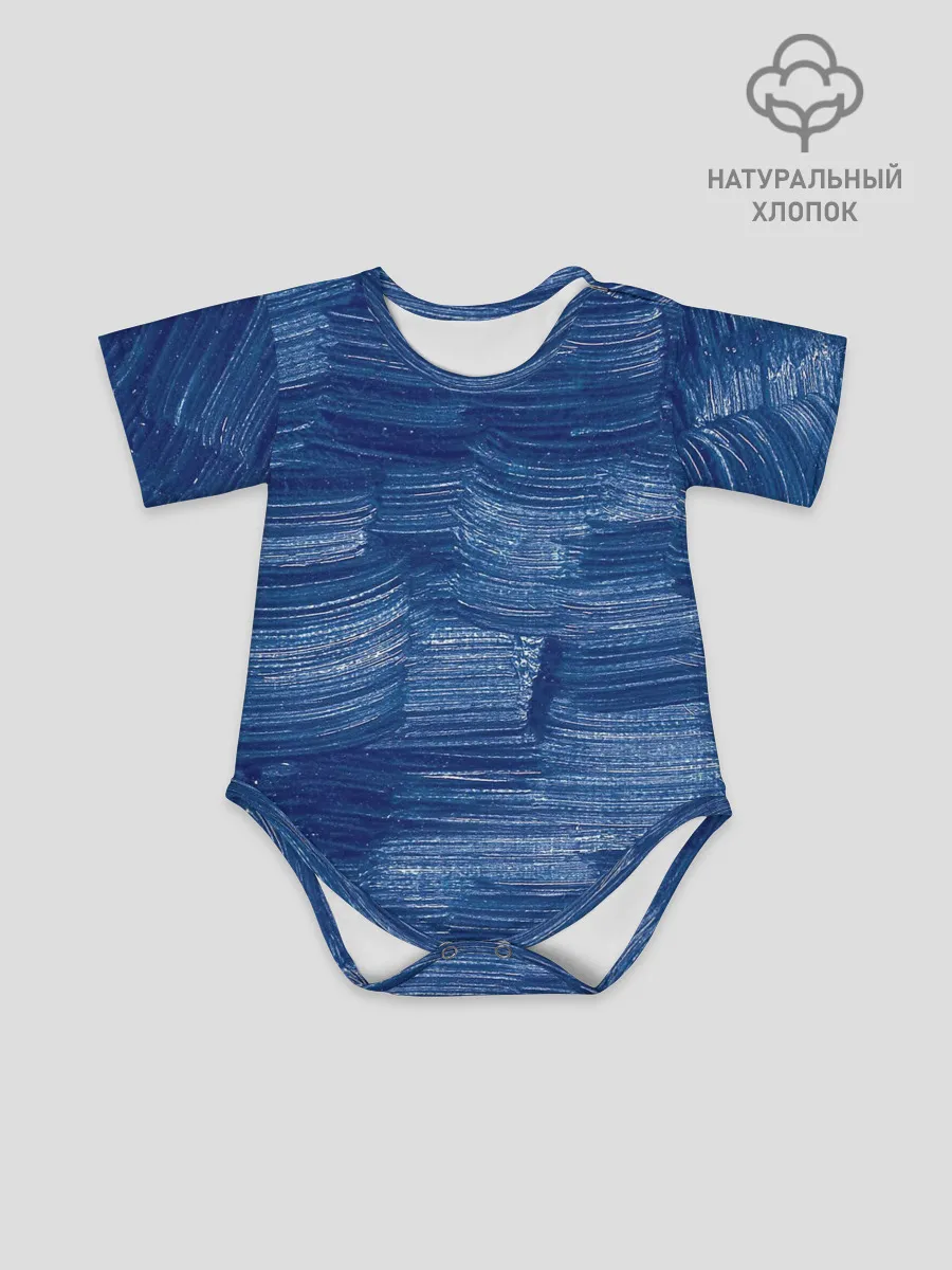 Детское боди / Акриловые мазки