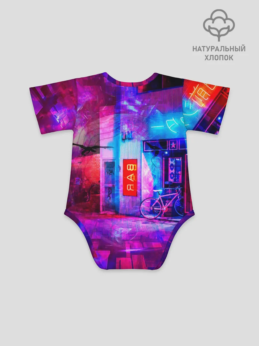 Детское боди / Zero Two в неоновом городе