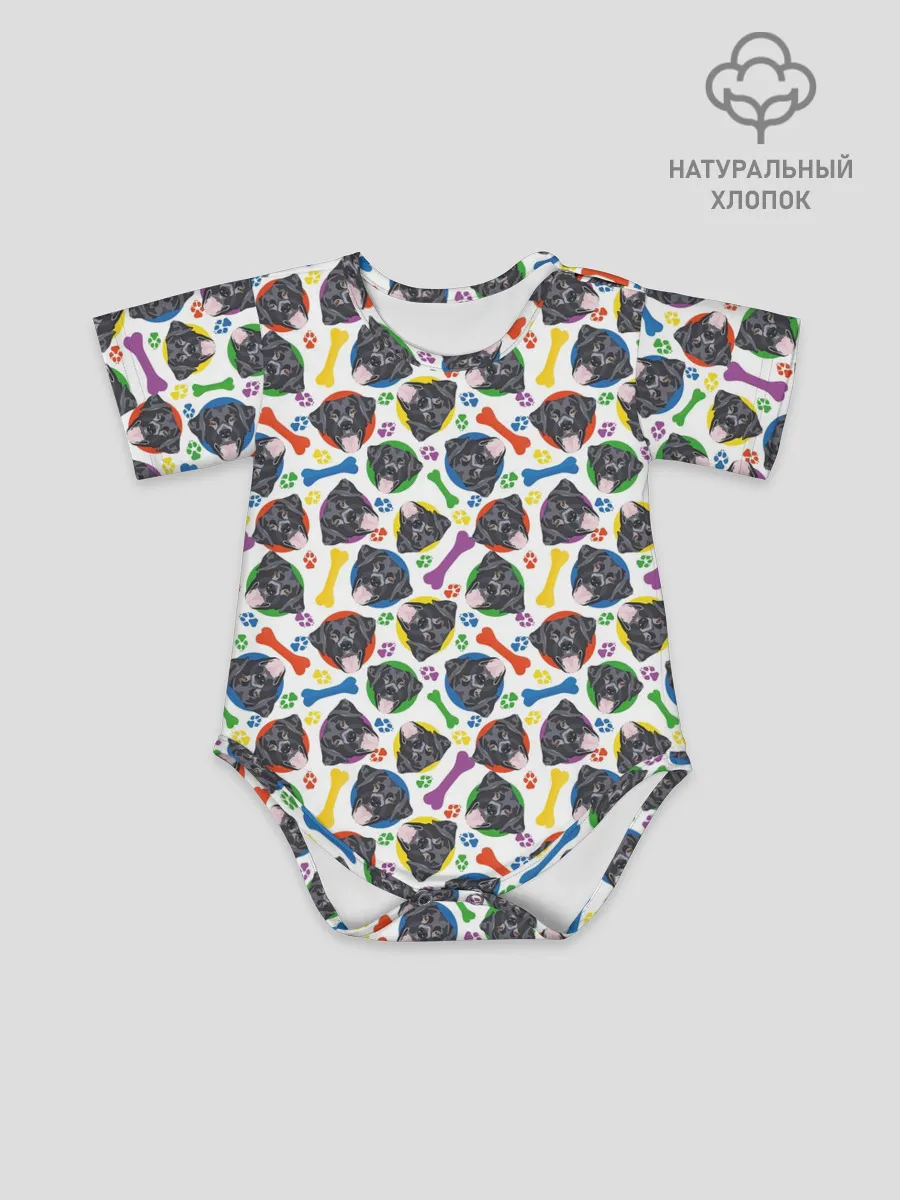 Детское боди / Чёрный Лабрадор