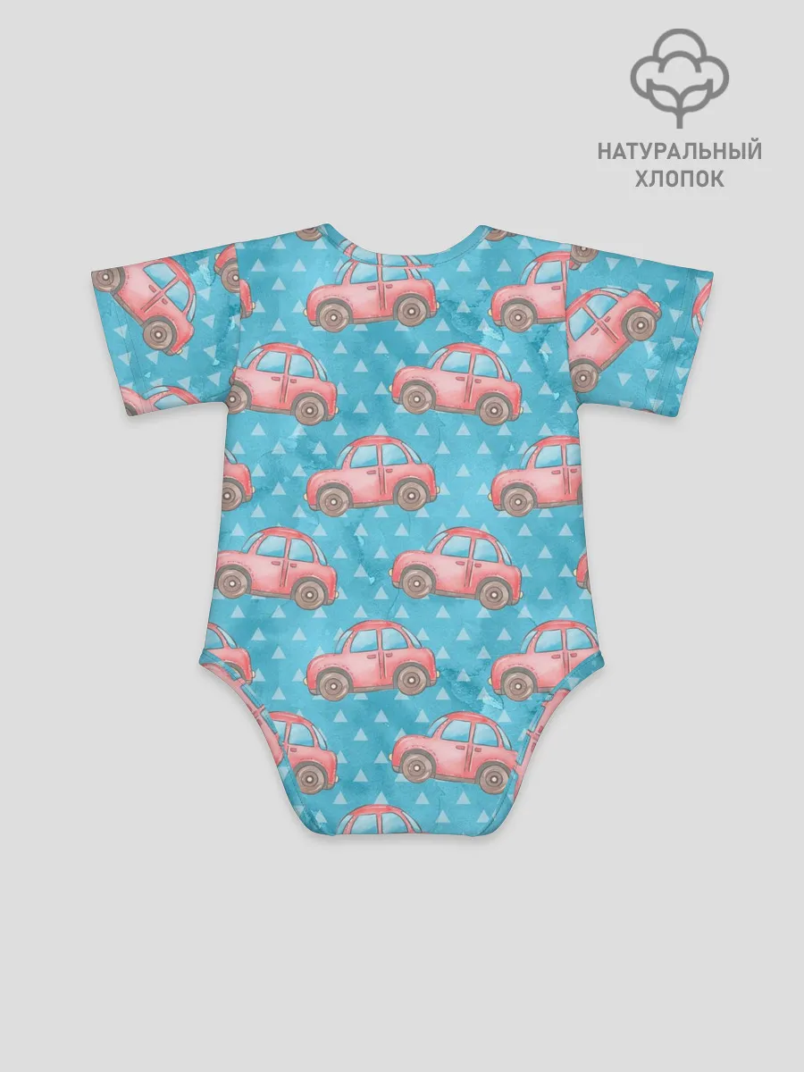 Детское боди / Машинки детский рисунок