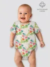 Детское боди / Гавайские цветы